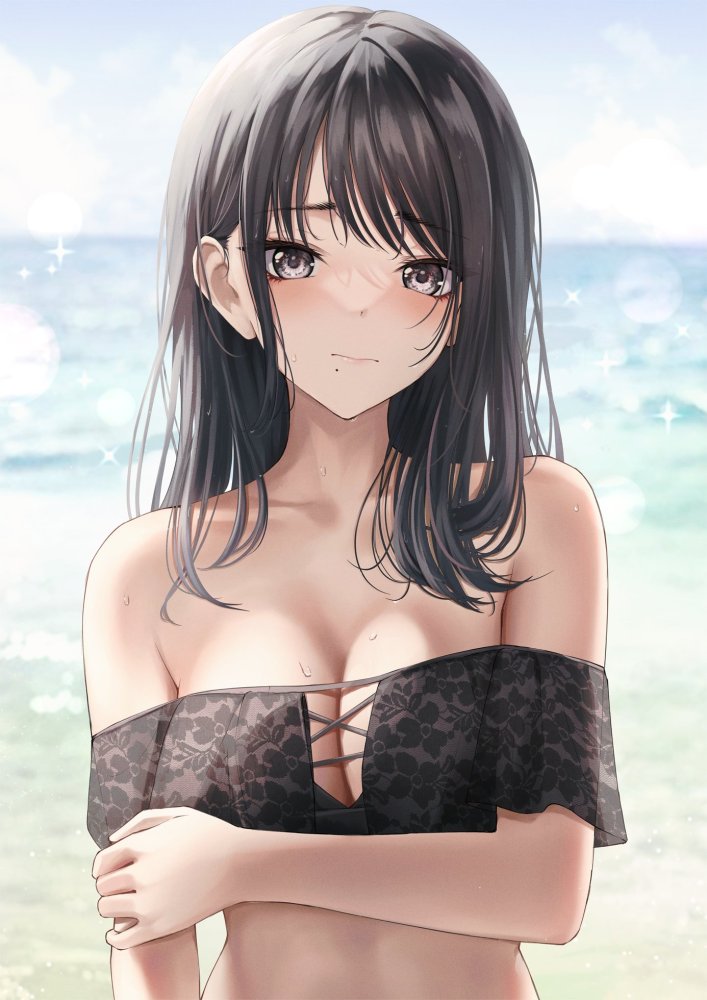 【二次】水着女子画像　その８０